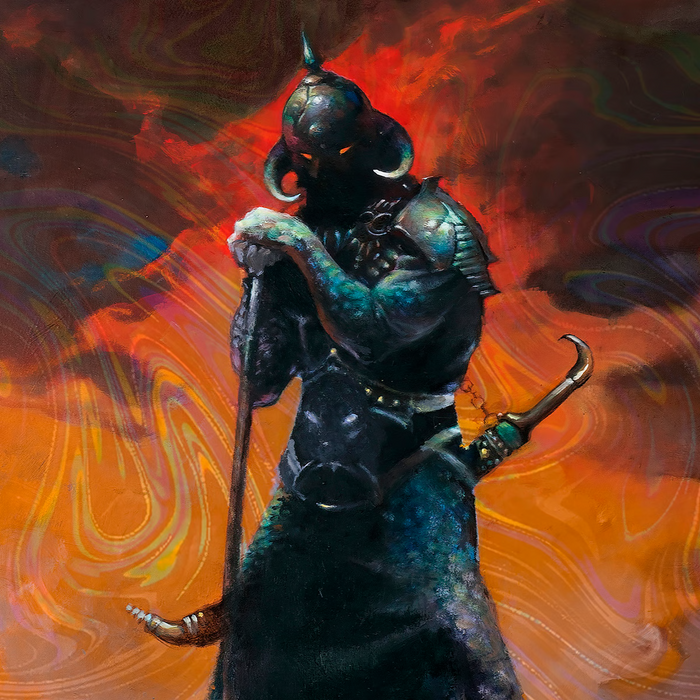 Sideshow Art Print: Death Dealer III - Rainbow Lava Holofoil Litografia