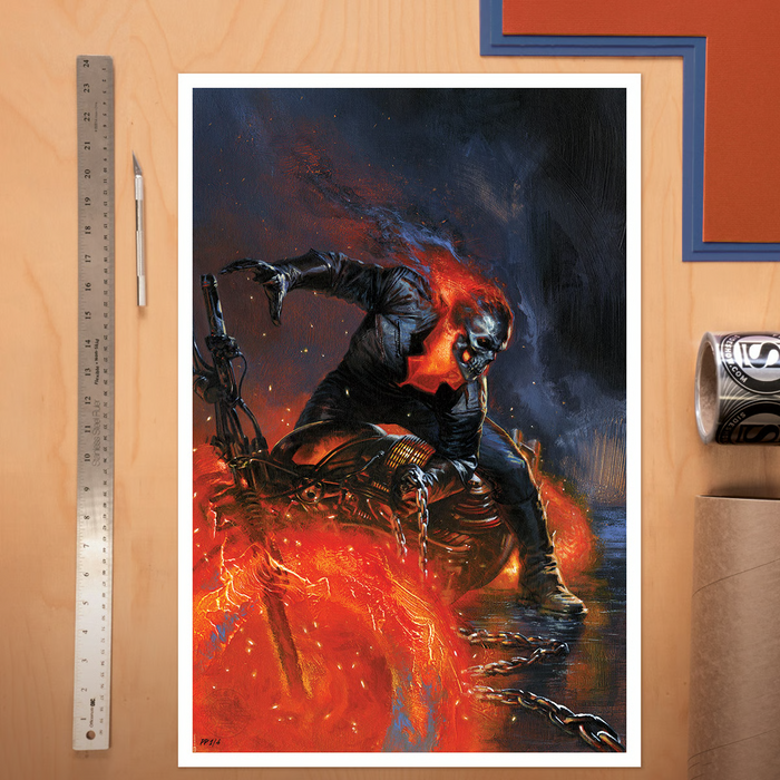 Sideshow Art Print: Marvel  Ghost Rider Num 1 2022 - Ghost Rider Litografia