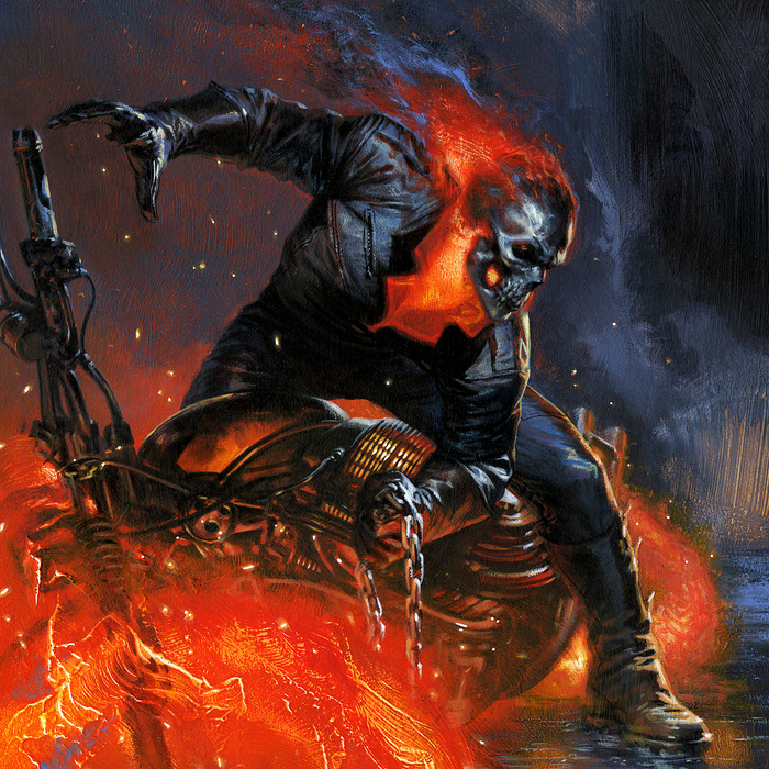 Sideshow Art Print: Marvel  Ghost Rider Num 1 2022 - Ghost Rider Litografia
