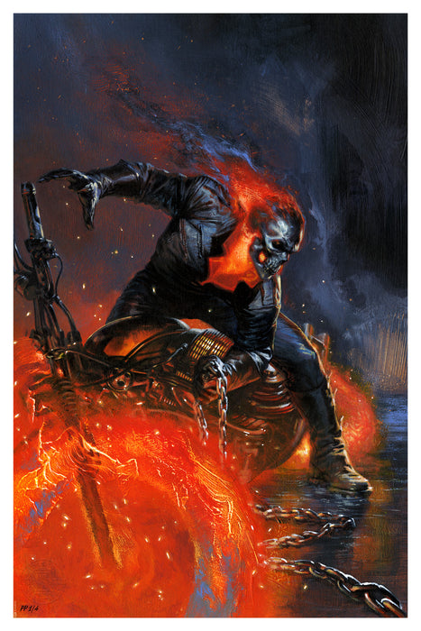 Sideshow Art Print: Marvel  Ghost Rider Num 1 2022 - Ghost Rider Litografia