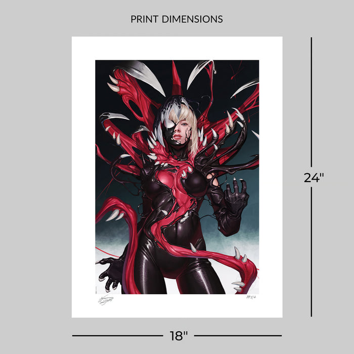 Sideshow Art Print: Marvel - Gwenom vs Carnage Litografia