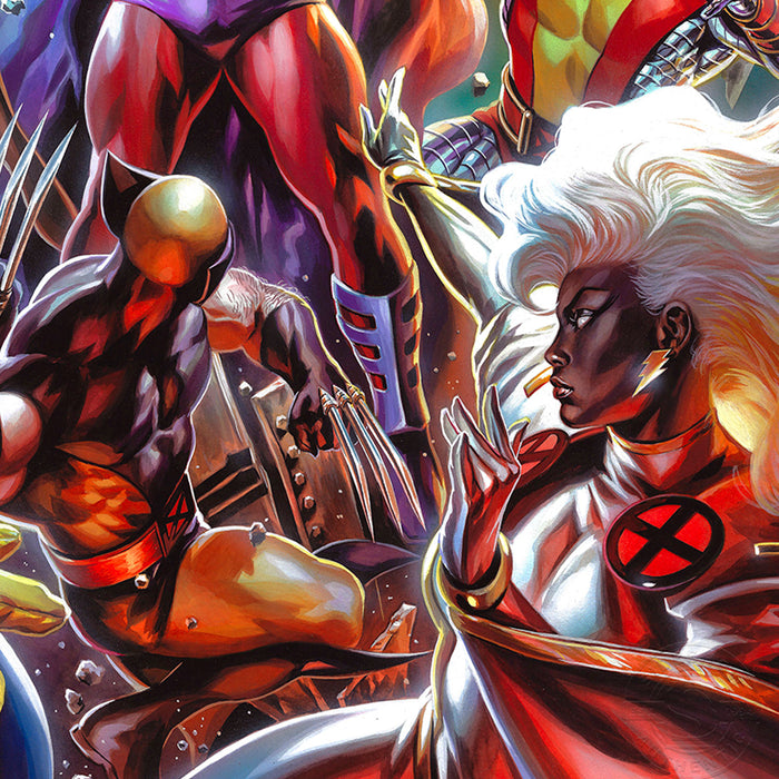 Sideshow Art Print: Marvel X Men - Magneto Maestro del Magnetismo Litografia