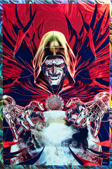 Sideshow Art Print: Marvel One World Under Doom Num 1 - Doctor Doom Litografia