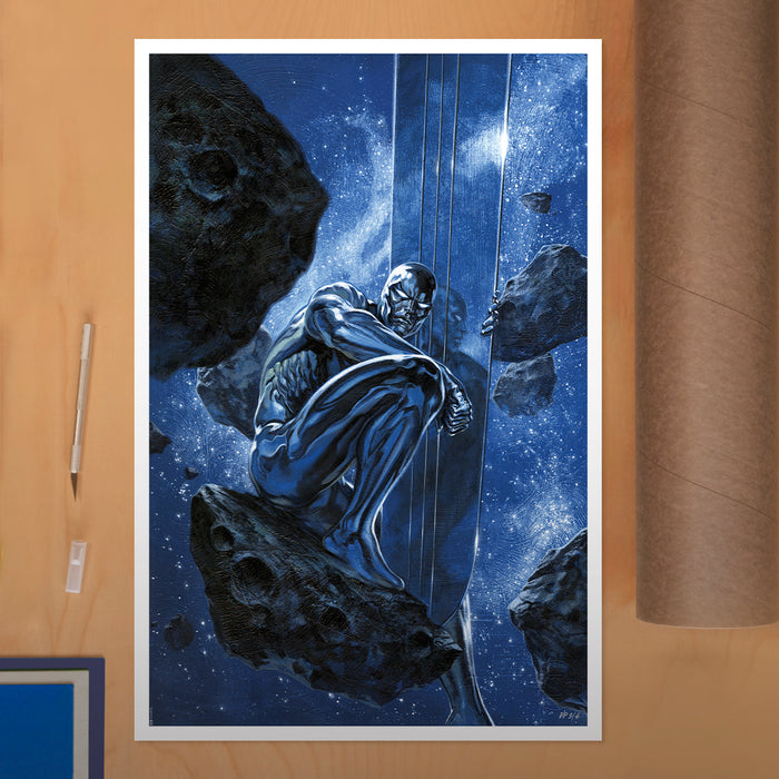 Sideshow Art Print: Marvel - Silver Surfer Ghost Light Litografia