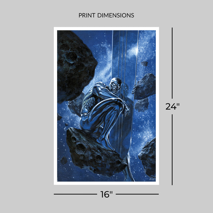 Sideshow Art Print: Marvel - Silver Surfer Ghost Light Litografia