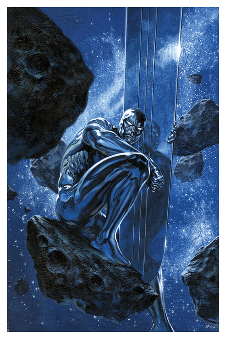 Sideshow Art Print: Marvel - Silver Surfer Ghost Light Litografia