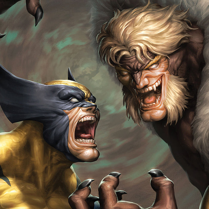 Sideshow Art Print: Marvel Wolverine Num 1 -  Wolverine Vs  Sabretooth Litografia