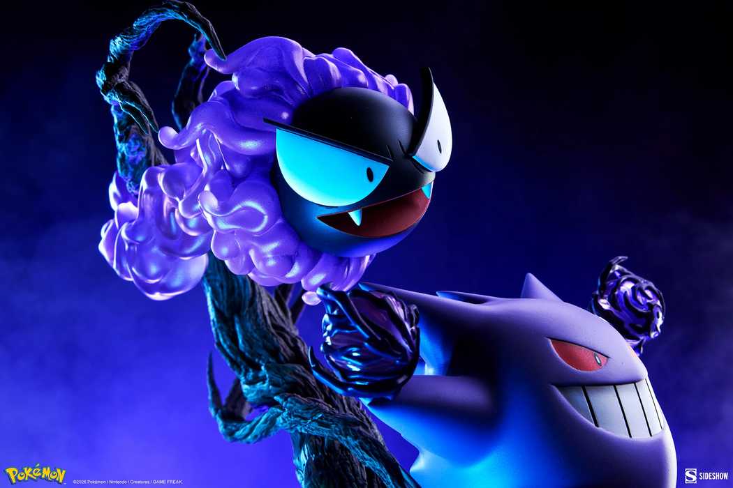 Sideshow Collectibles: Pokemon - Gengar Diorama 14 Pulgadas