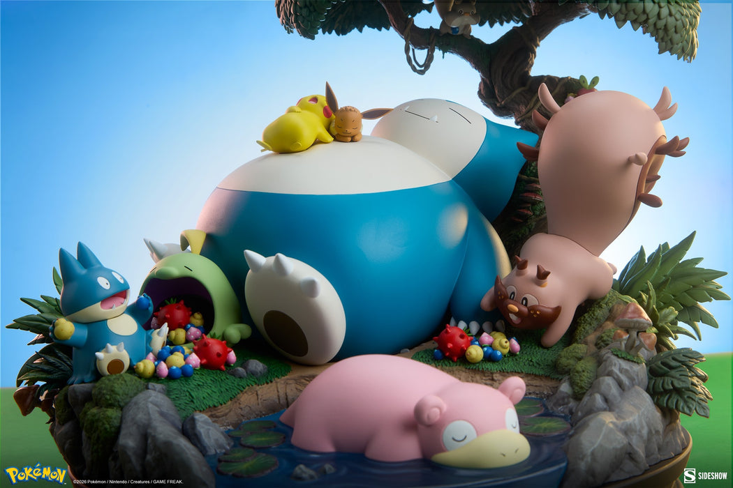 Sideshow Diorama: Pokemon - Snorlax 13 Pulgadas