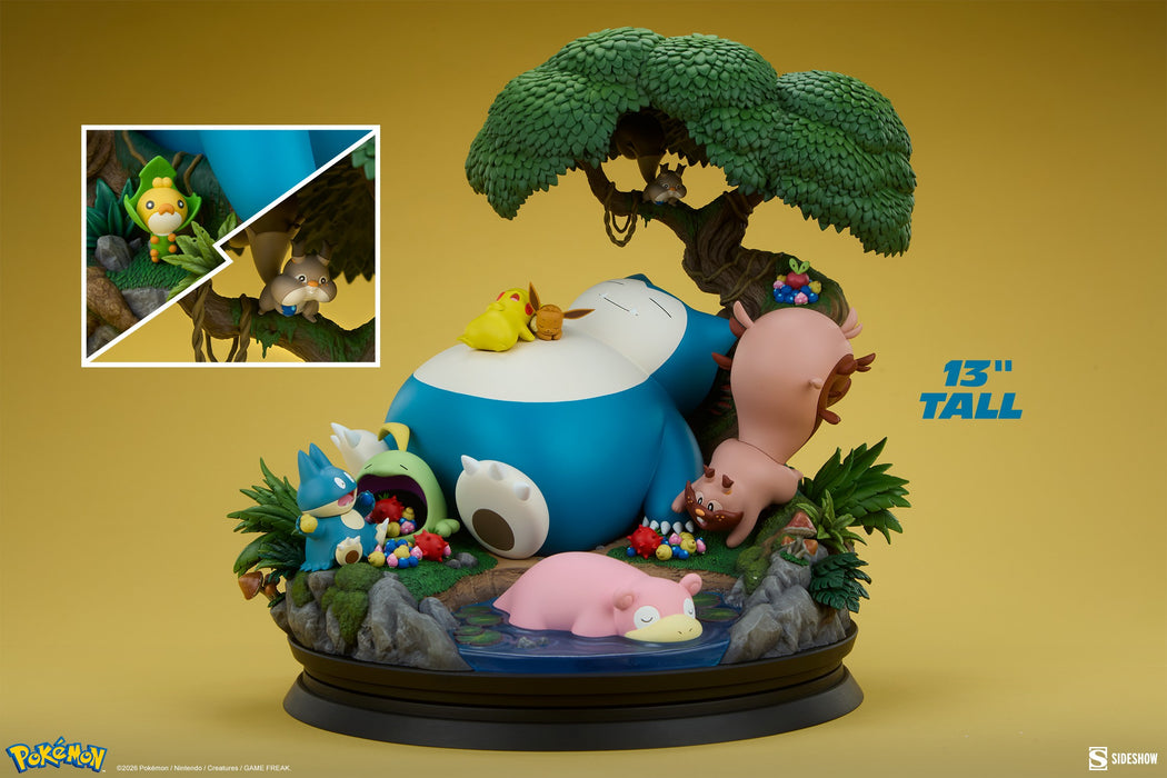 Sideshow Diorama: Pokemon - Snorlax 13 Pulgadas