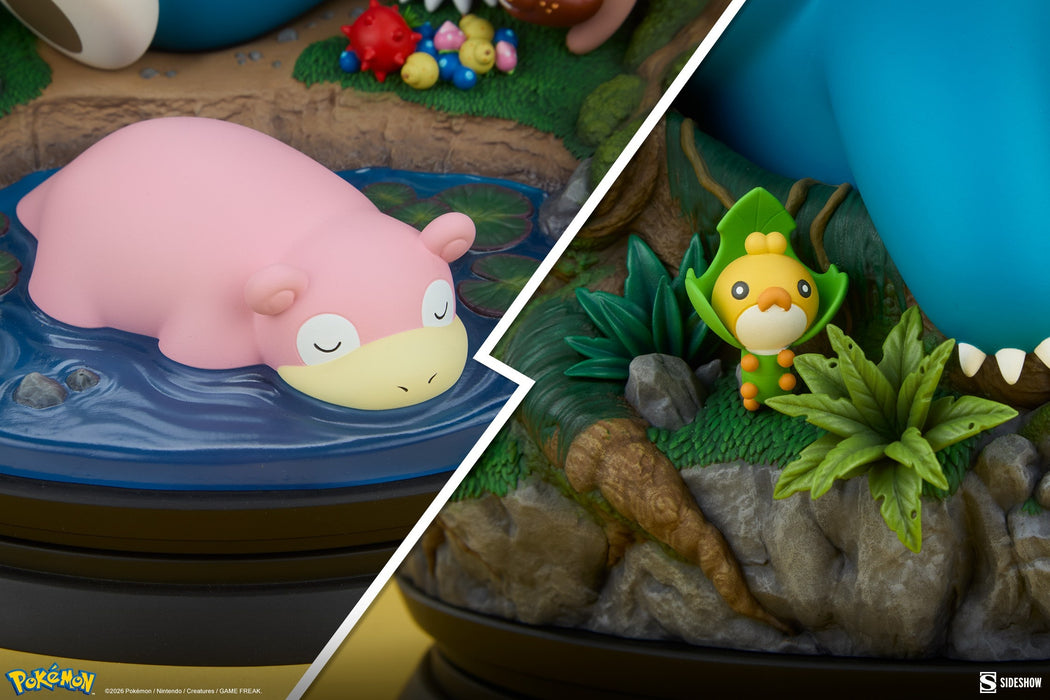 Sideshow Diorama: Pokemon - Snorlax 13 Pulgadas