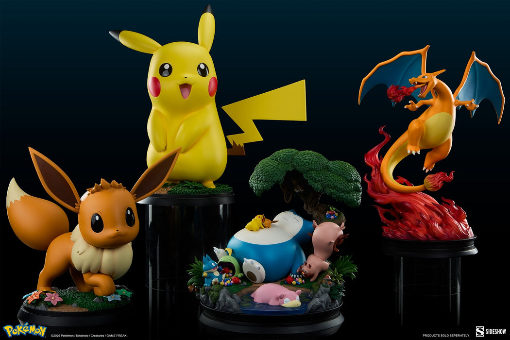 Sideshow Diorama: Pokemon - Snorlax 13 Pulgadas