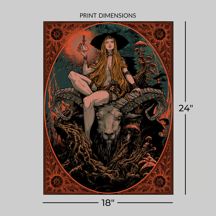 Sideshow Art Print: The Witch of the Woods Litografia