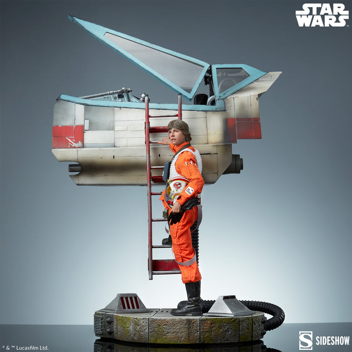 Sideshow Premium Format: Star Wars - Luke Skywalker y X-Wing 30 Pulgadas