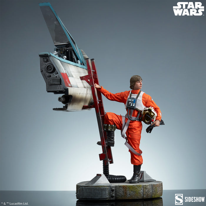 Sideshow Premium Format: Star Wars - Luke Skywalker y X-Wing 30 Pulgadas