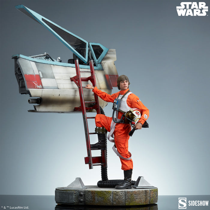 Sideshow Premium Format: Star Wars - Luke Skywalker y X-Wing 30 Pulgadas