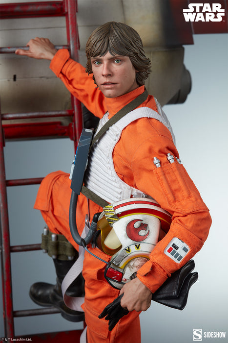 Sideshow Premium Format: Star Wars - Luke Skywalker y X-Wing 30 Pulgadas