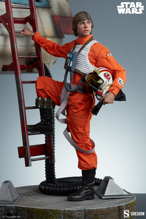 Sideshow Premium Format: Star Wars - Luke Skywalker y X-Wing 30 Pulgadas