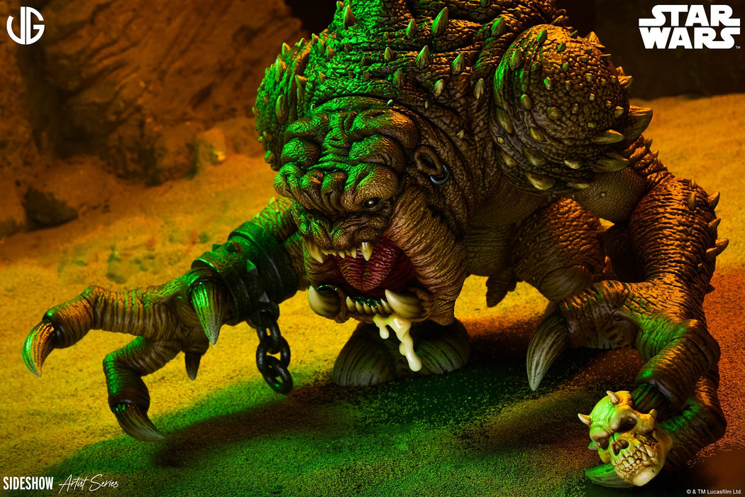 Sideshow Designer Collectible Statue: Star Wars El Retorno del Jedi - Rancor 12 Pulgadas