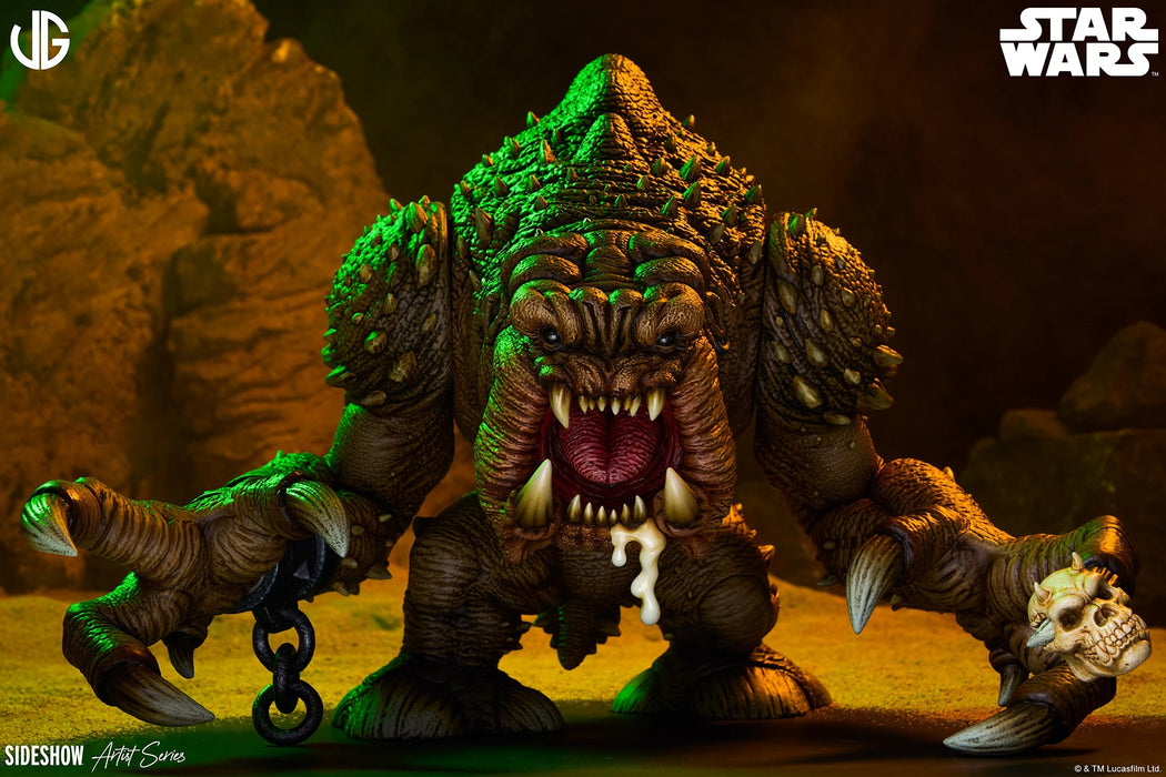 Sideshow Designer Collectible Statue: Star Wars El Retorno del Jedi - Rancor 12 Pulgadas
