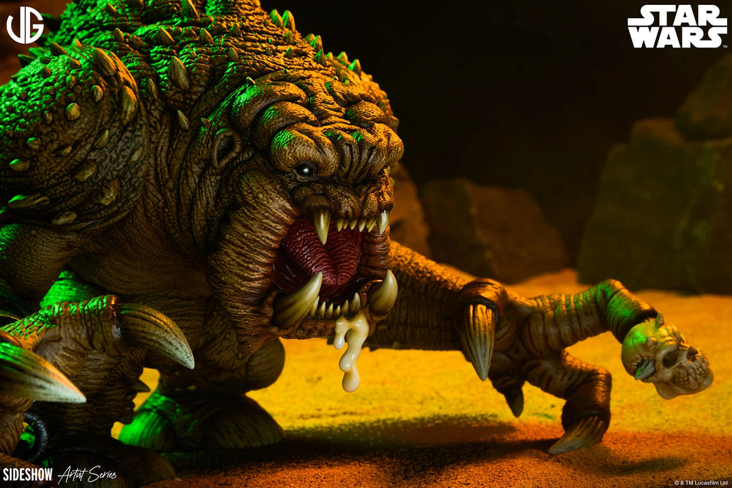 Sideshow Designer Collectible Statue: Star Wars El Retorno del Jedi - Rancor 12 Pulgadas