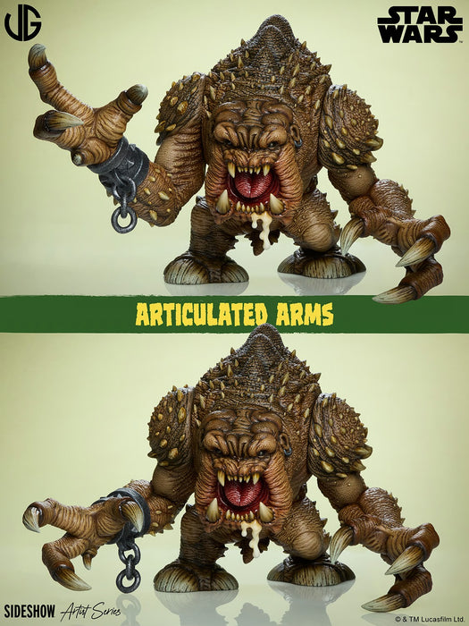 Sideshow Designer Collectible Statue: Star Wars El Retorno del Jedi - Rancor 12 Pulgadas