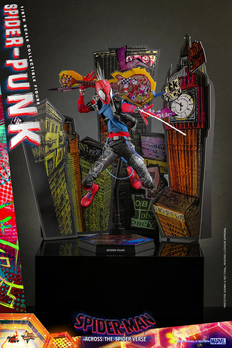 Hot Toys Movie Masterpiece Series: Marvel Spiderman Across The SpiderVerse - Spider Punk Escala 1/6