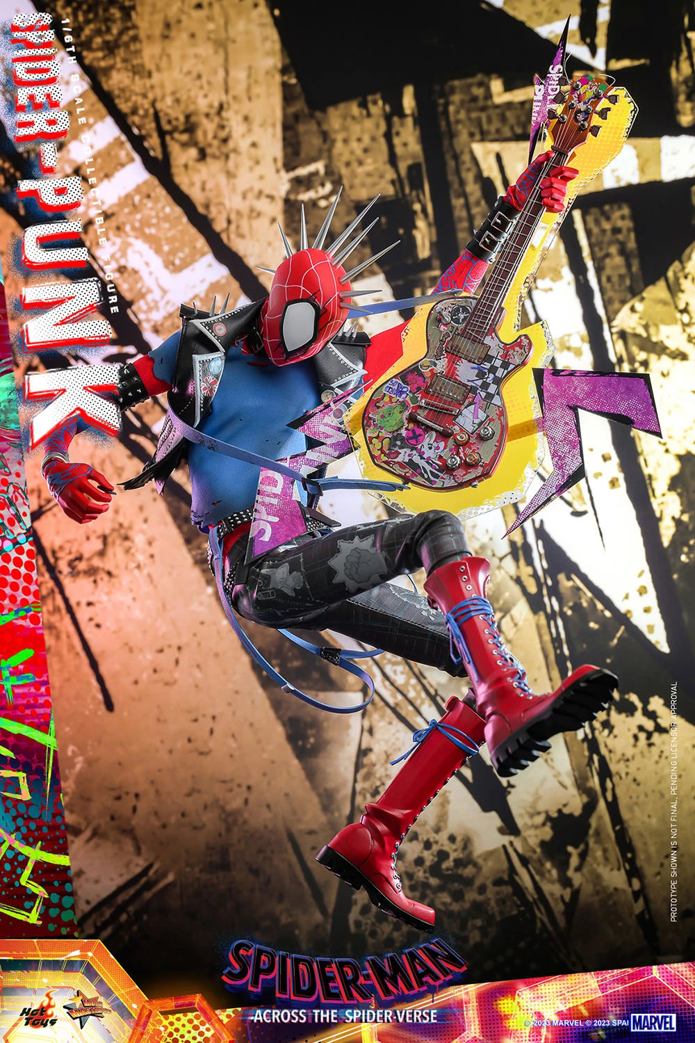 Hot Toys Movie Masterpiece Series: Marvel Spiderman Across The SpiderVerse - Spider Punk Escala 1/6