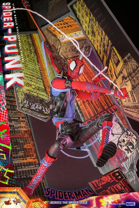 Hot Toys Movie Masterpiece Series: Marvel Spiderman Across The SpiderVerse - Spider Punk Escala 1/6