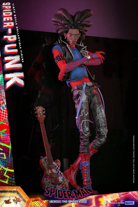 Hot Toys Movie Masterpiece Series: Marvel Spiderman Across The SpiderVerse - Spider Punk Escala 1/6
