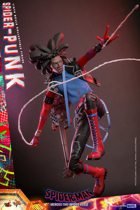 Hot Toys Movie Masterpiece Series: Marvel Spiderman Across The SpiderVerse - Spider Punk Escala 1/6