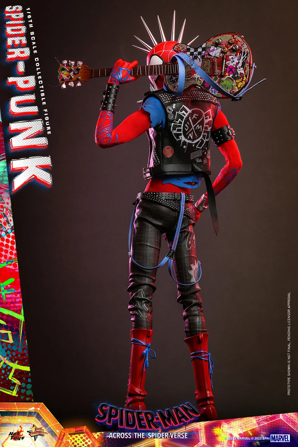 Hot Toys Movie Masterpiece Series: Marvel Spiderman Across The SpiderVerse - Spider Punk Escala 1/6
