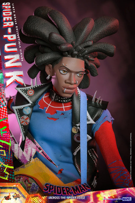 Hot Toys Movie Masterpiece Series: Marvel Spiderman Across The SpiderVerse - Spider Punk Escala 1/6
