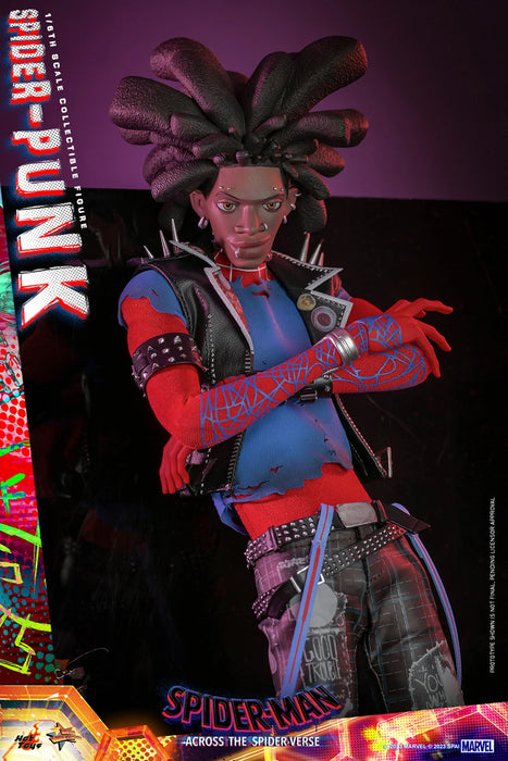 Hot Toys Movie Masterpiece Series: Marvel Spiderman Across The SpiderVerse - Spider Punk Escala 1/6