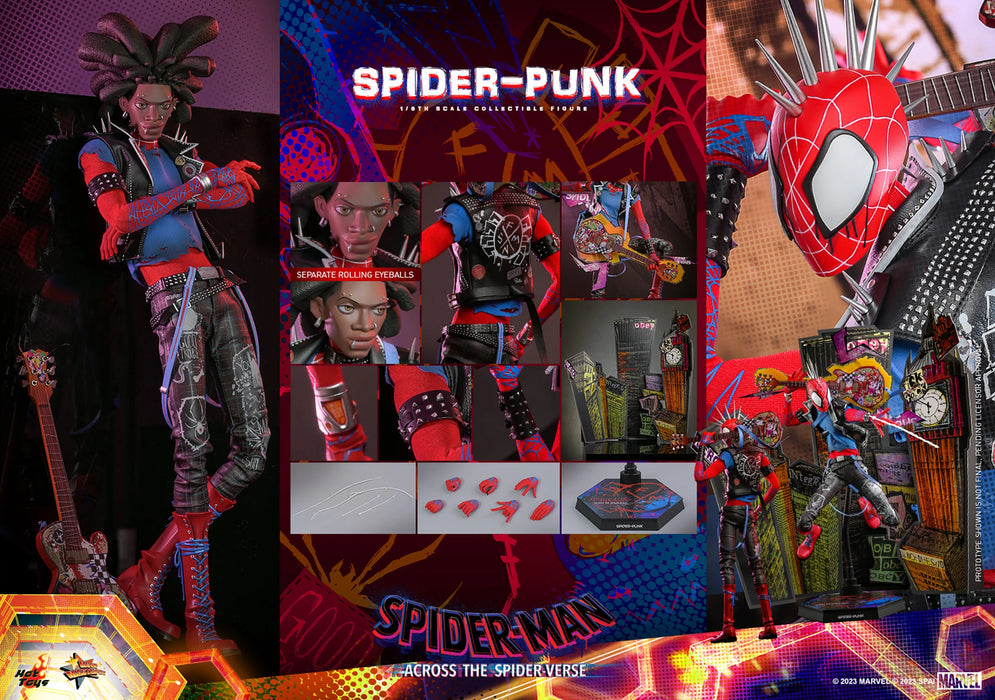 Hot Toys Movie Masterpiece Series: Marvel Spiderman Across The SpiderVerse - Spider Punk Escala 1/6