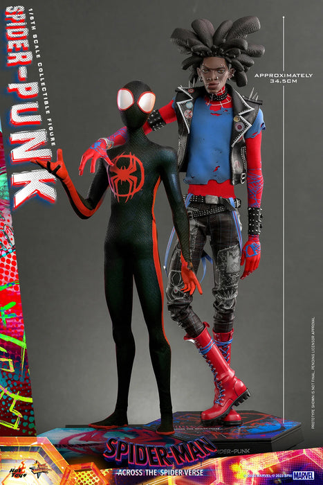 Hot Toys Movie Masterpiece Series: Marvel Spiderman Across The SpiderVerse - Spider Punk Escala 1/6