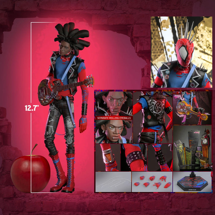 Hot Toys Movie Masterpiece Series: Marvel Spiderman Across The SpiderVerse - Spider Punk Escala 1/6