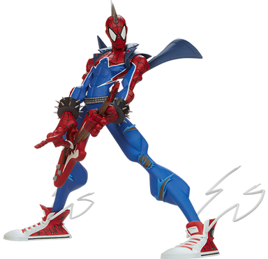 Unruly Industries Designer Collectible : Marvel Spiderman - Spider Punk Estatua