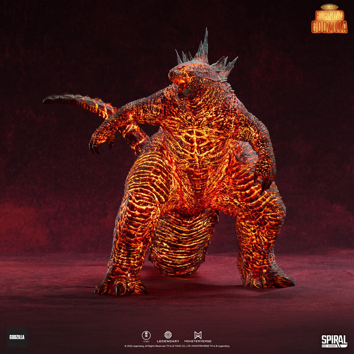 Spiral Studio: Godzilla 2019 - Godzilla Burning Hall of Fame 15 Pulgadas