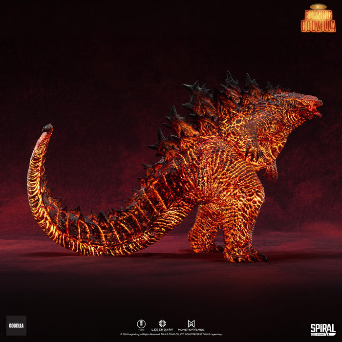 Spiral Studio: Godzilla 2019 - Godzilla Burning Hall of Fame 15 Pulgadas