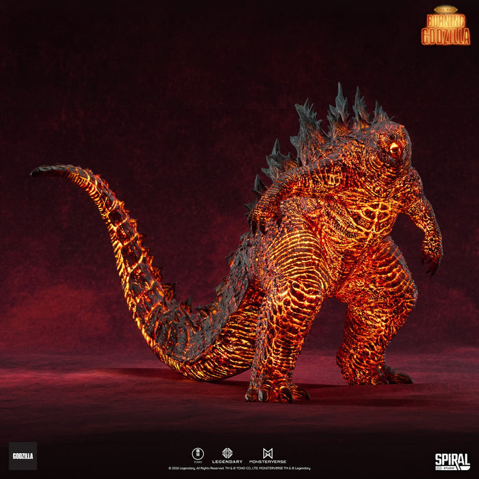 Spiral Studio: Godzilla 2019 - Godzilla Burning Hall of Fame 15 Pulgadas
