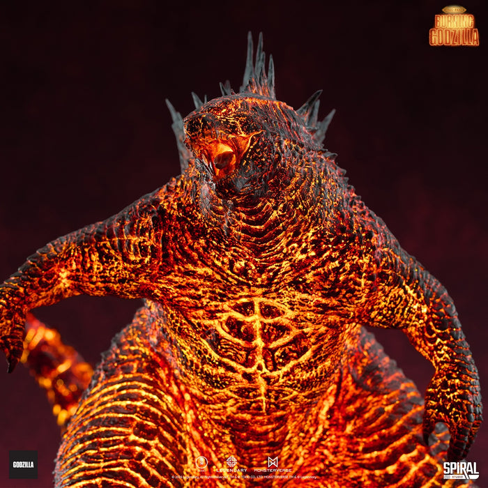 Spiral Studio: Godzilla 2019 - Godzilla Burning Hall of Fame 15 Pulgadas