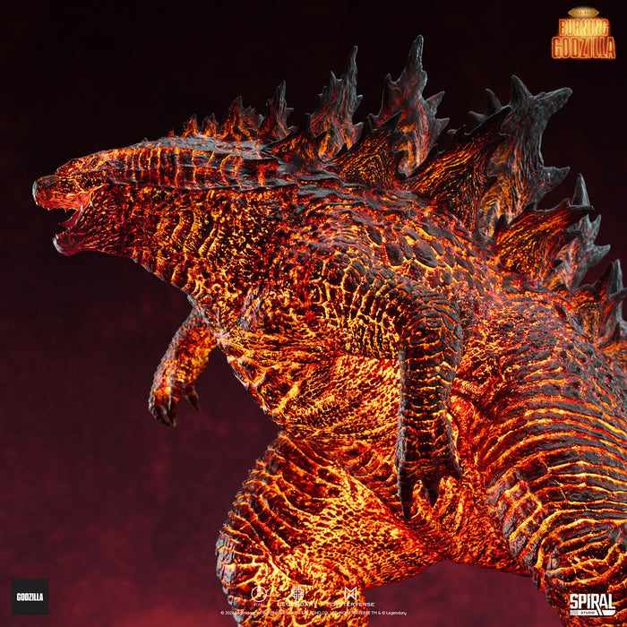 Spiral Studio: Godzilla 2019 - Godzilla Burning Hall of Fame 15 Pulgadas