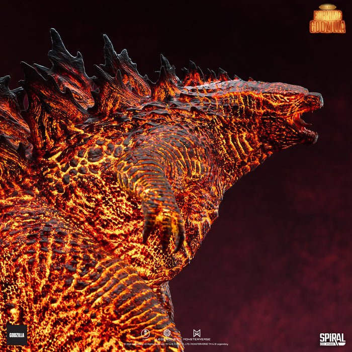 Spiral Studio: Godzilla 2019 - Godzilla Burning Hall of Fame 15 Pulgadas