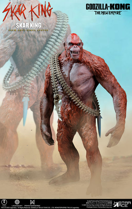 Star Ace Toys Soft Vinyl Series: Godzilla X Kong The New Empire - Skar King 11 Pulgadas