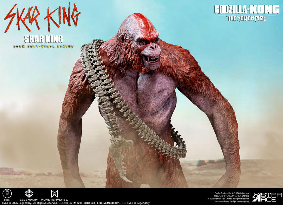 Star Ace Toys Soft Vinyl Series: Godzilla X Kong The New Empire - Skar King 11 Pulgadas