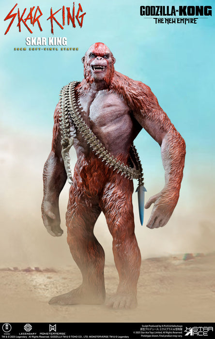 Star Ace Toys Soft Vinyl Series: Godzilla X Kong The New Empire - Skar King 11 Pulgadas
