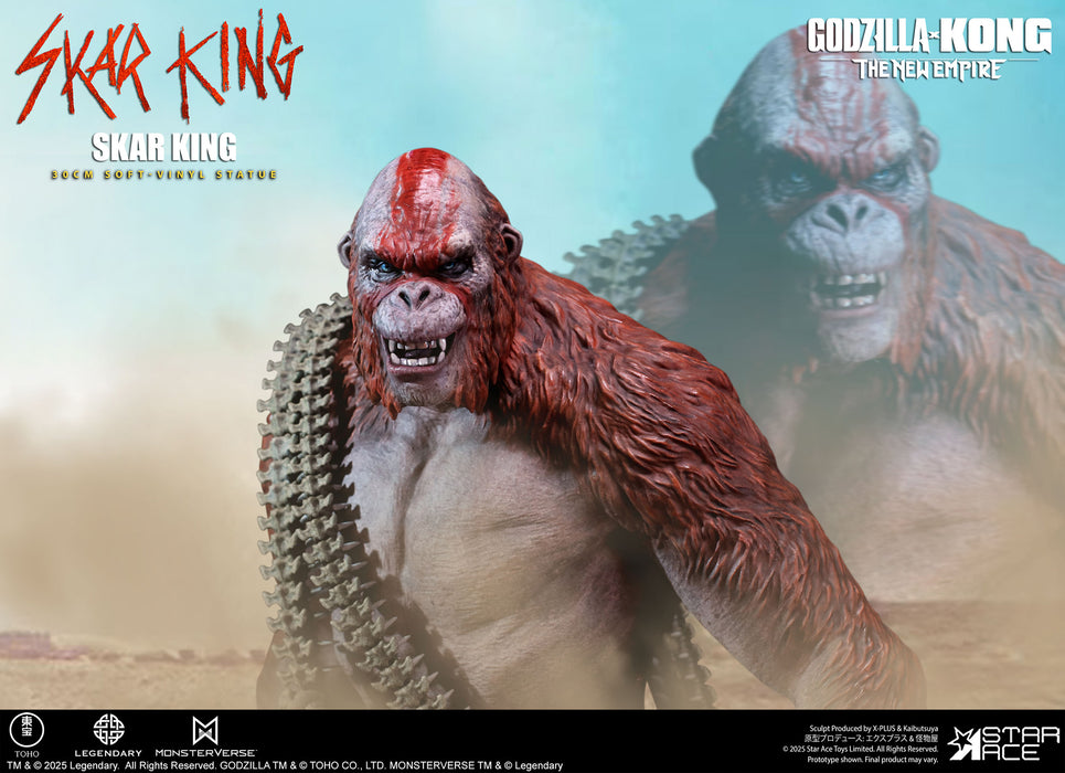 Star Ace Toys Soft Vinyl Series: Godzilla X Kong The New Empire - Skar King 11 Pulgadas