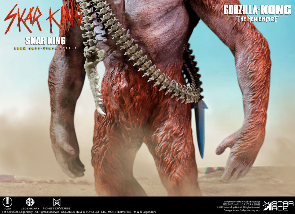 Star Ace Toys Soft Vinyl Series: Godzilla X Kong The New Empire - Skar King 11 Pulgadas
