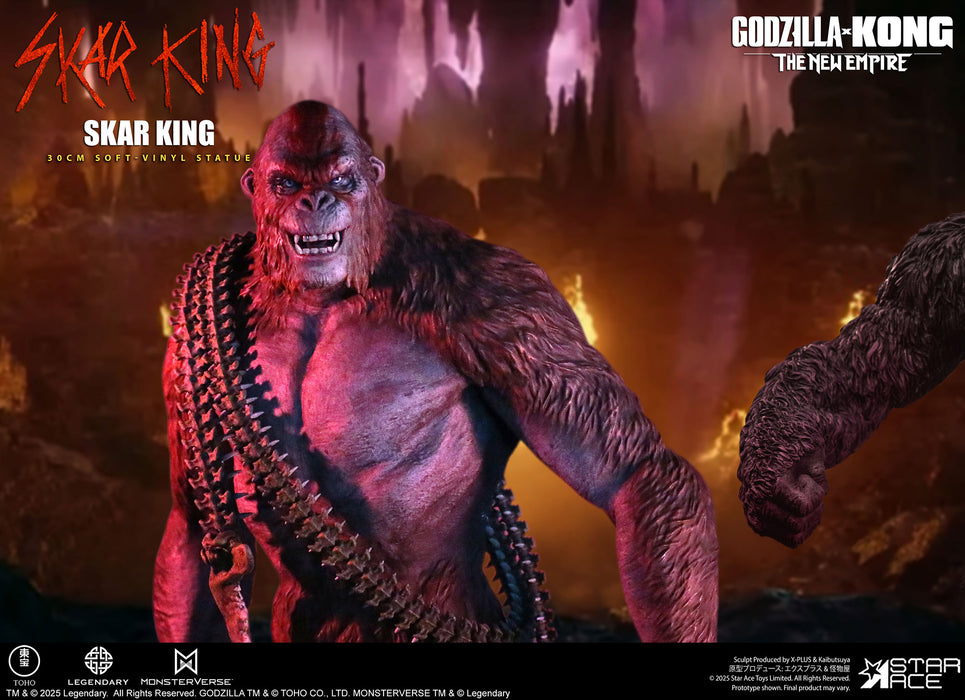 Star Ace Toys Soft Vinyl Series: Godzilla X Kong The New Empire - Skar King 11 Pulgadas